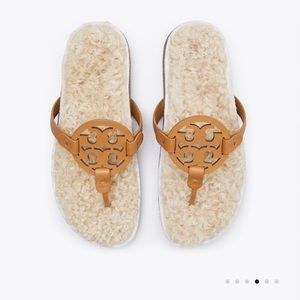 NWT Tory Burch Miller Cloud Shearling Size 8